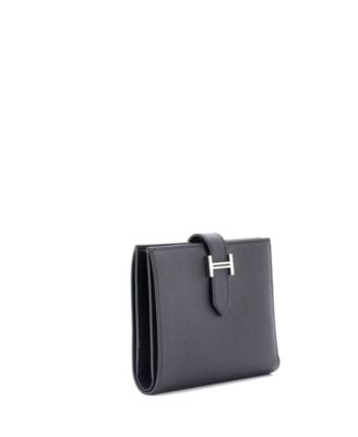 Кошелек Hermes Compact Bearn, бывший в употреблении, Epsom