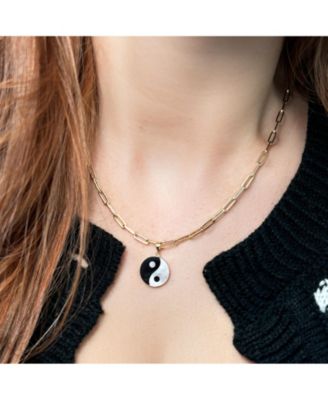 Ying and Yang Charm 14K Gold