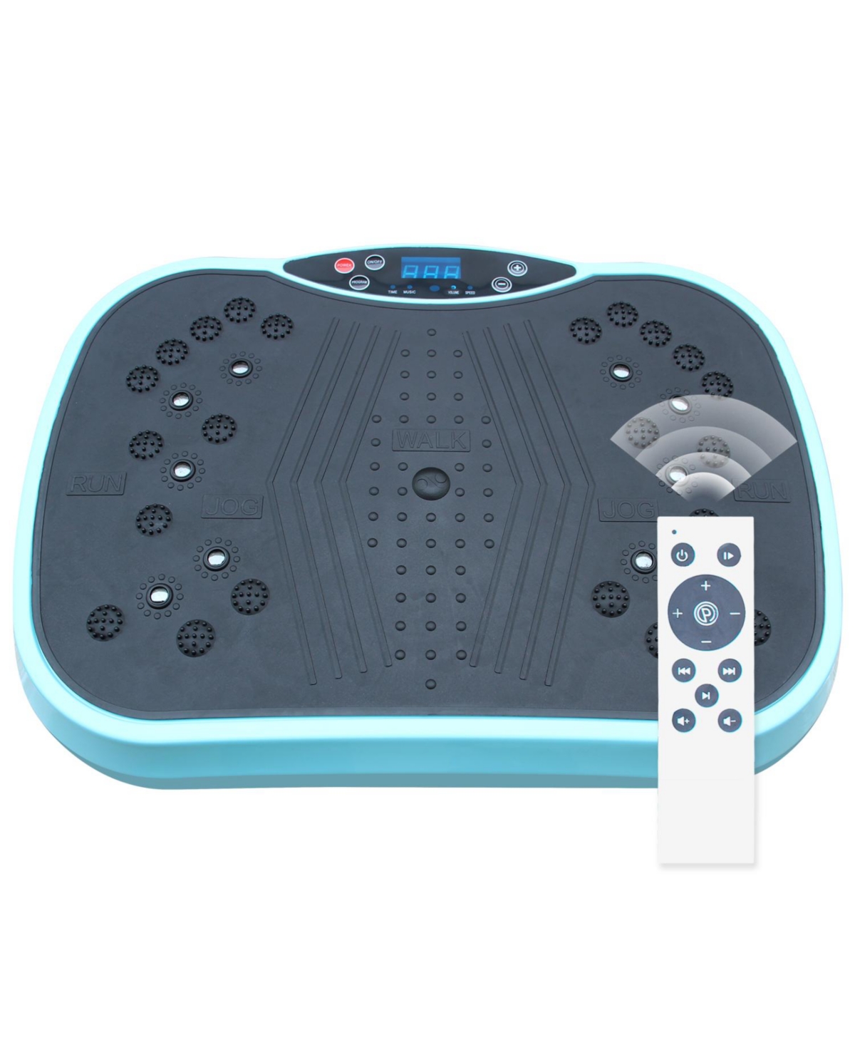 Vibration Fitness Platform: Whole Body Workout - Black+blue