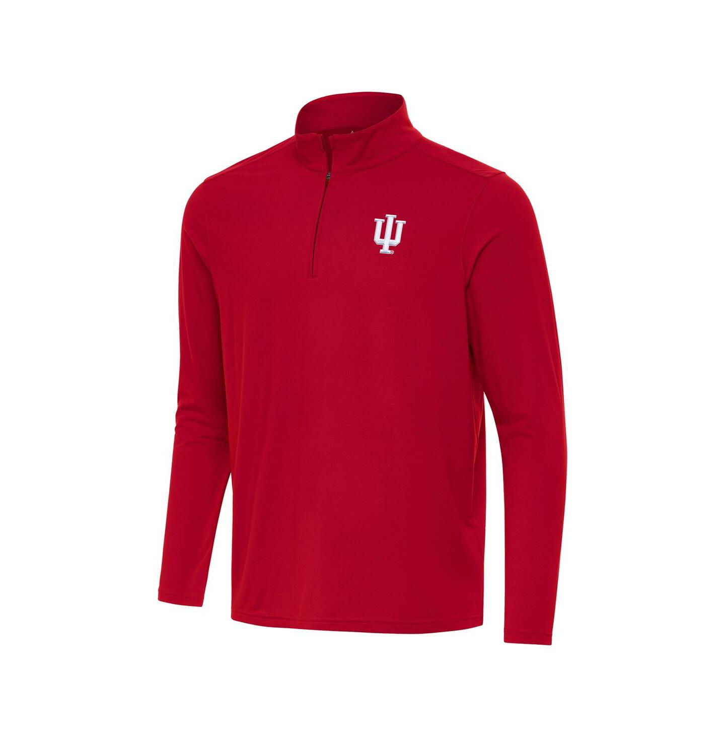 Мужской топ Antigua Crimson Indiana Hoosiers Intent Quarter-Zip — фото 3
