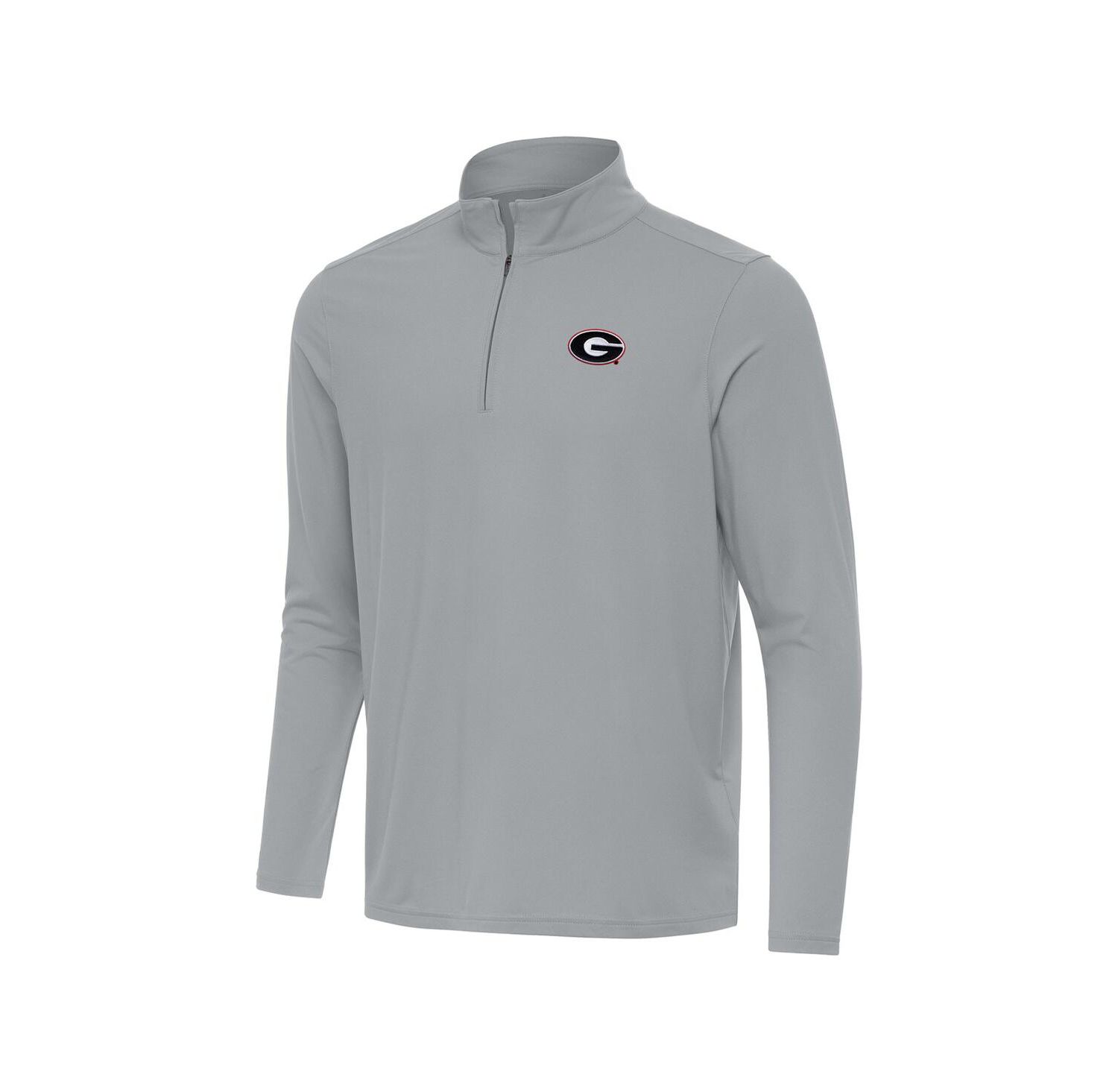 Men's Gray Georgia Bulldogs Intent Quarter-Zip Top