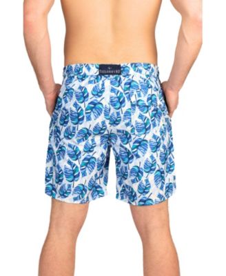 Men's Tropical Leaves Swim Shorts