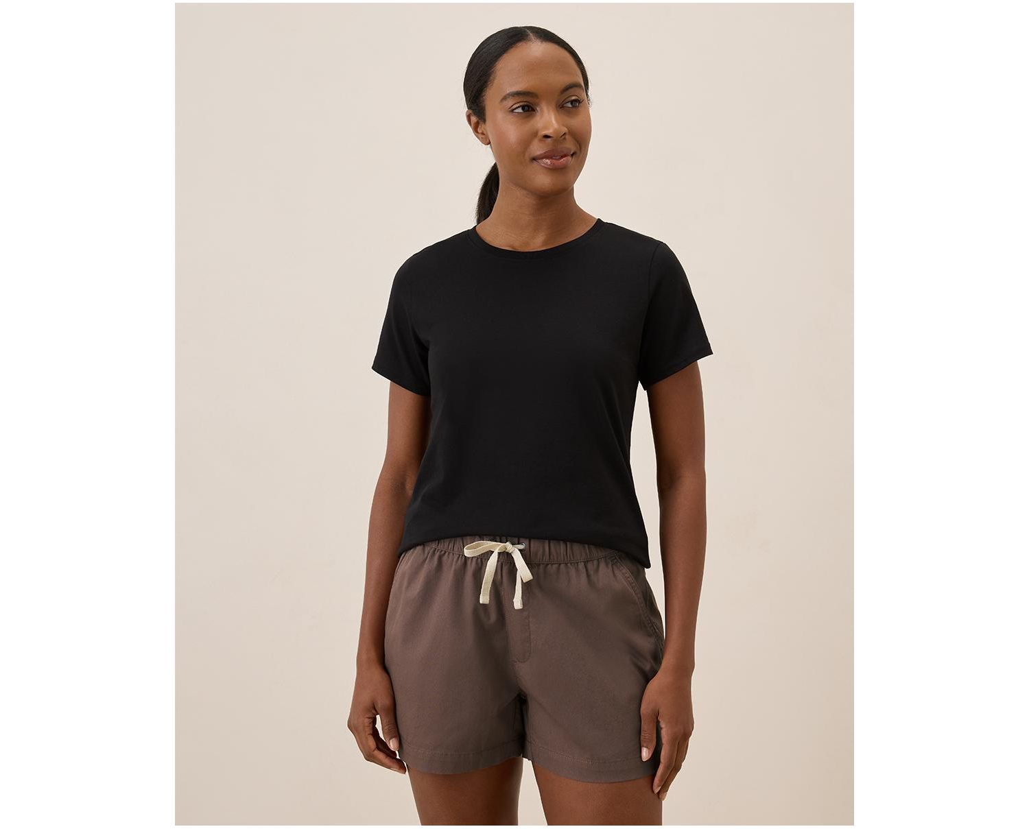 Women's Organic Cotton Luxe Stretch Jersey Tee