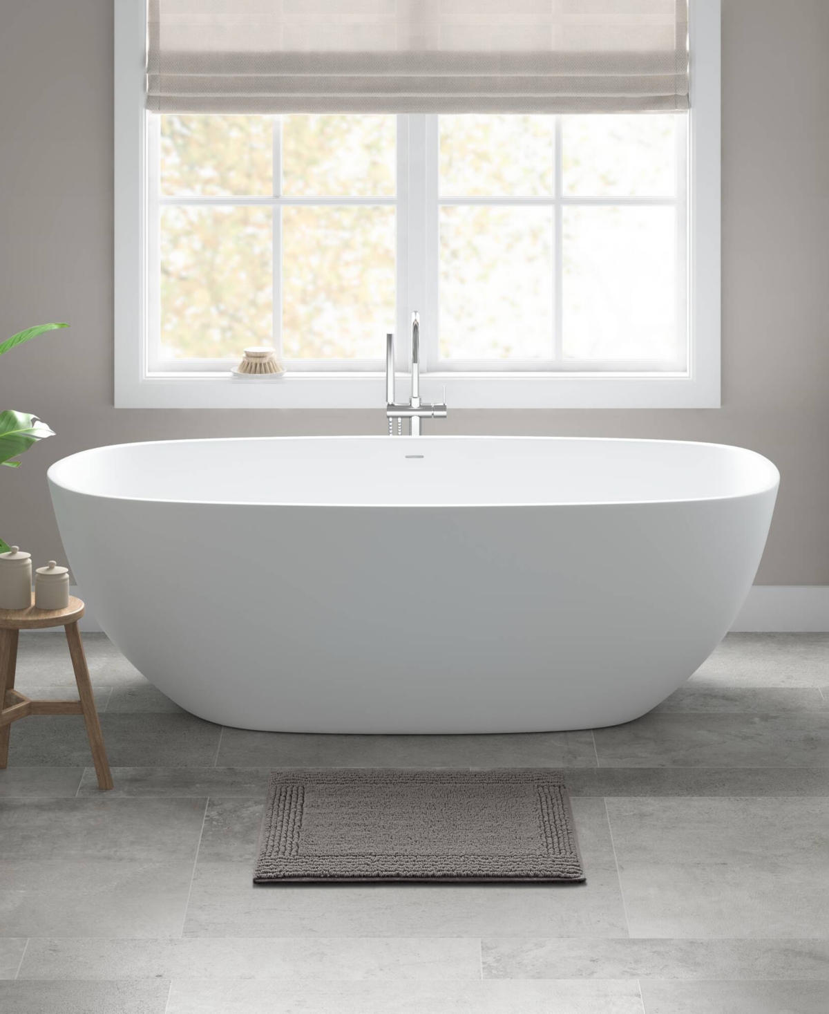 Madison Park Signature Splendor Reversible Tufted Cotton Bath Rug, 17" X 24"