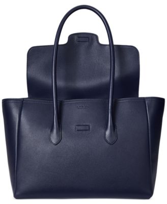 Pebbled Leather Extra-Large Tanner Satchel