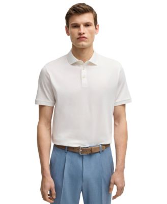 Hugo Boss - Men's Mercerized Cotton Regular-Fit Polo Shirt