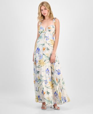 ASTR the Label - Women's Emese Pleated Floral Maxi Dress
