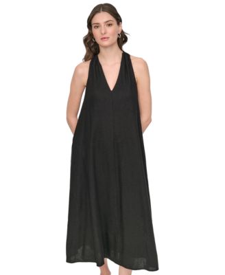 Женское платье-качели с V-образным вырезом Racerback от DKNY Jeans