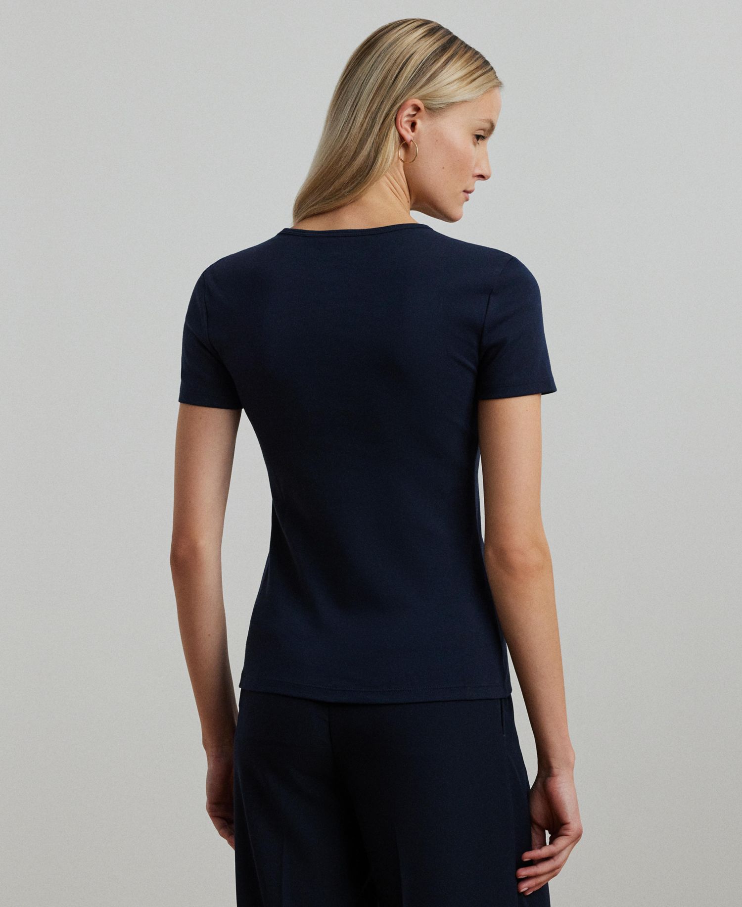 Stretch Knit T-Shirt, Regular & Petite