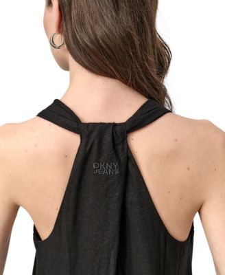 Women's V-Neck Racerback Swing Dress