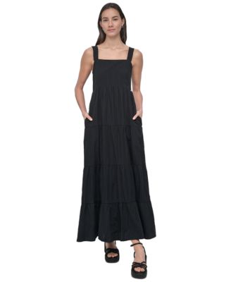 Women's Cotton Tiered Maxi Dress