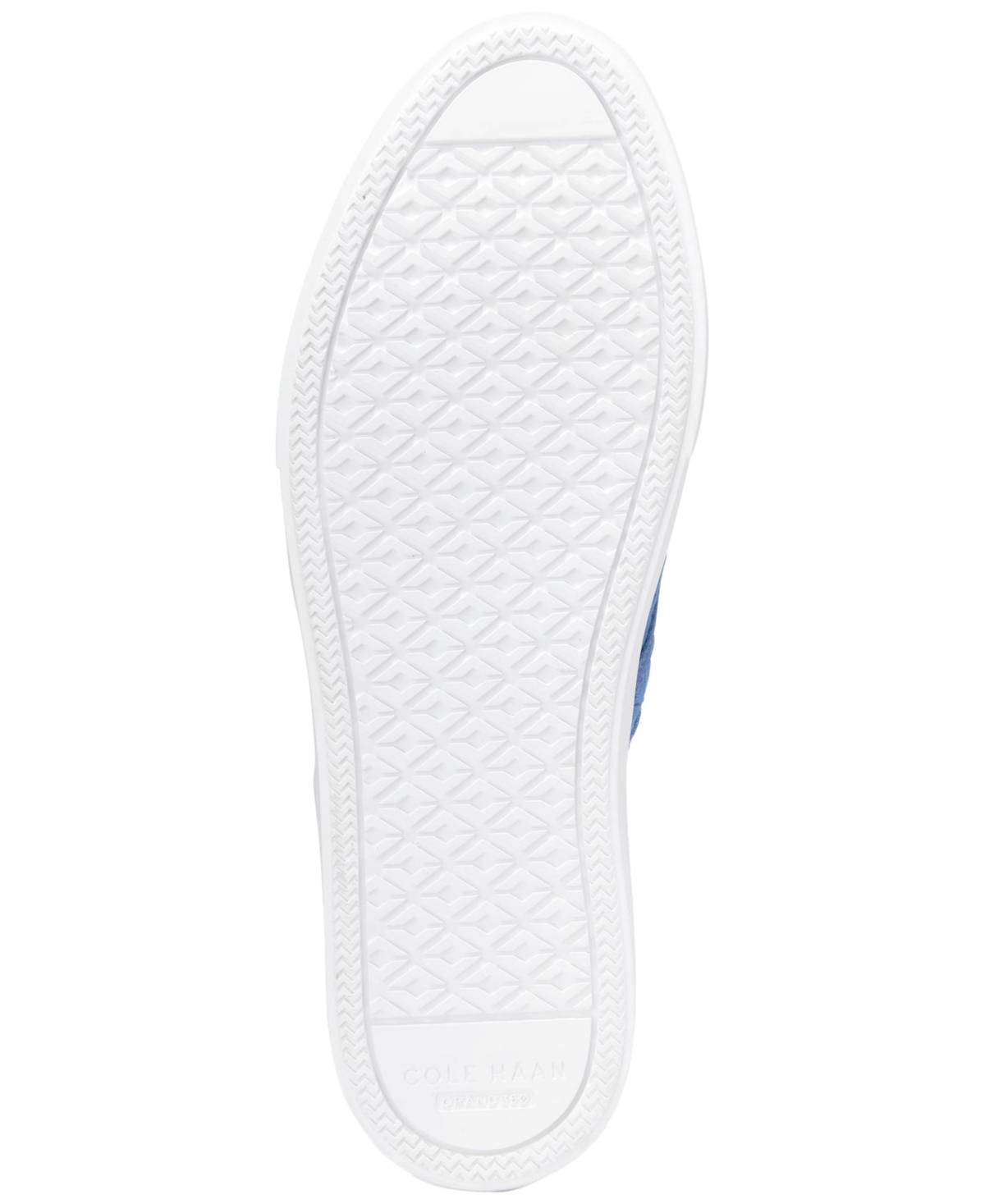 Shop Cole Haan Women's Grandpro Harbor Lace-up Sneakers In Dutch Blue Woven Canvas