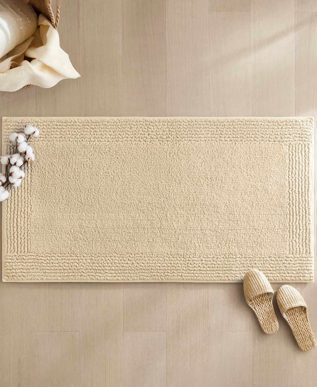 Madison Park Signature Splendor Reversible Tufted Cotton Bath Rug, 20" X 30"