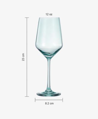 Contemporary Wine Glasses, Set of 2