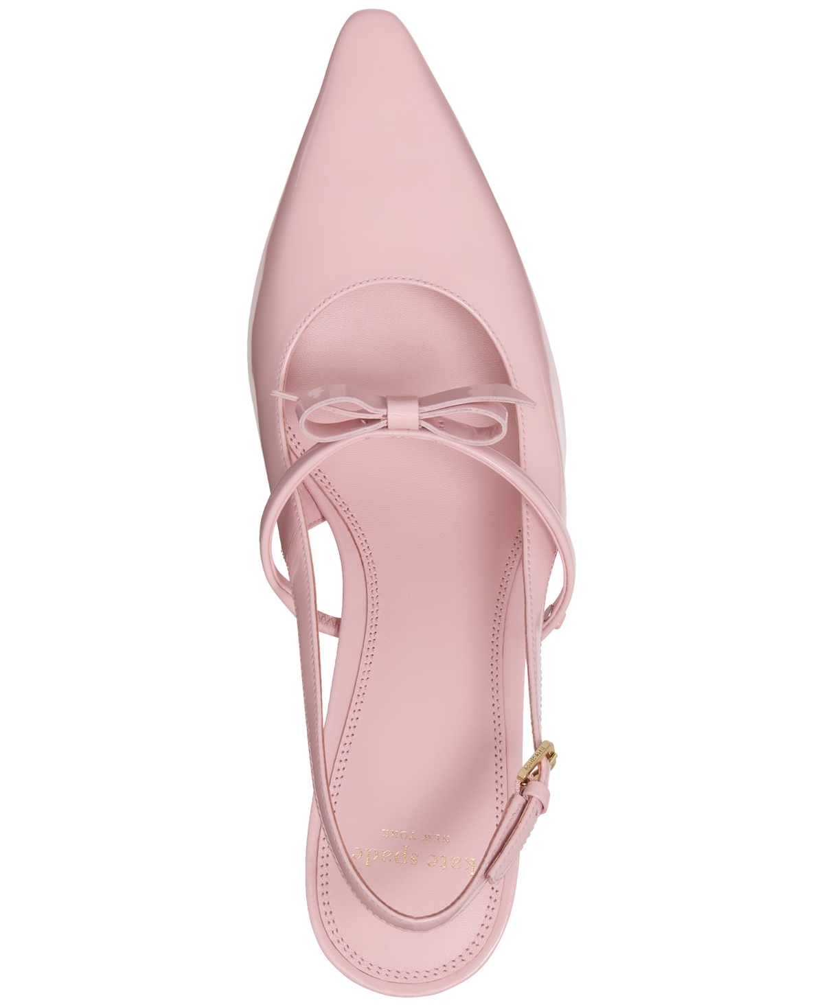 Shop Kate Spade Women's Carolina Slingback Kitten-heel Pumps