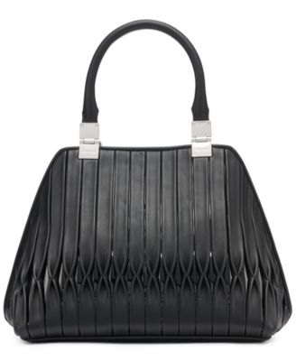 Granite Convertible Pleated Satchel