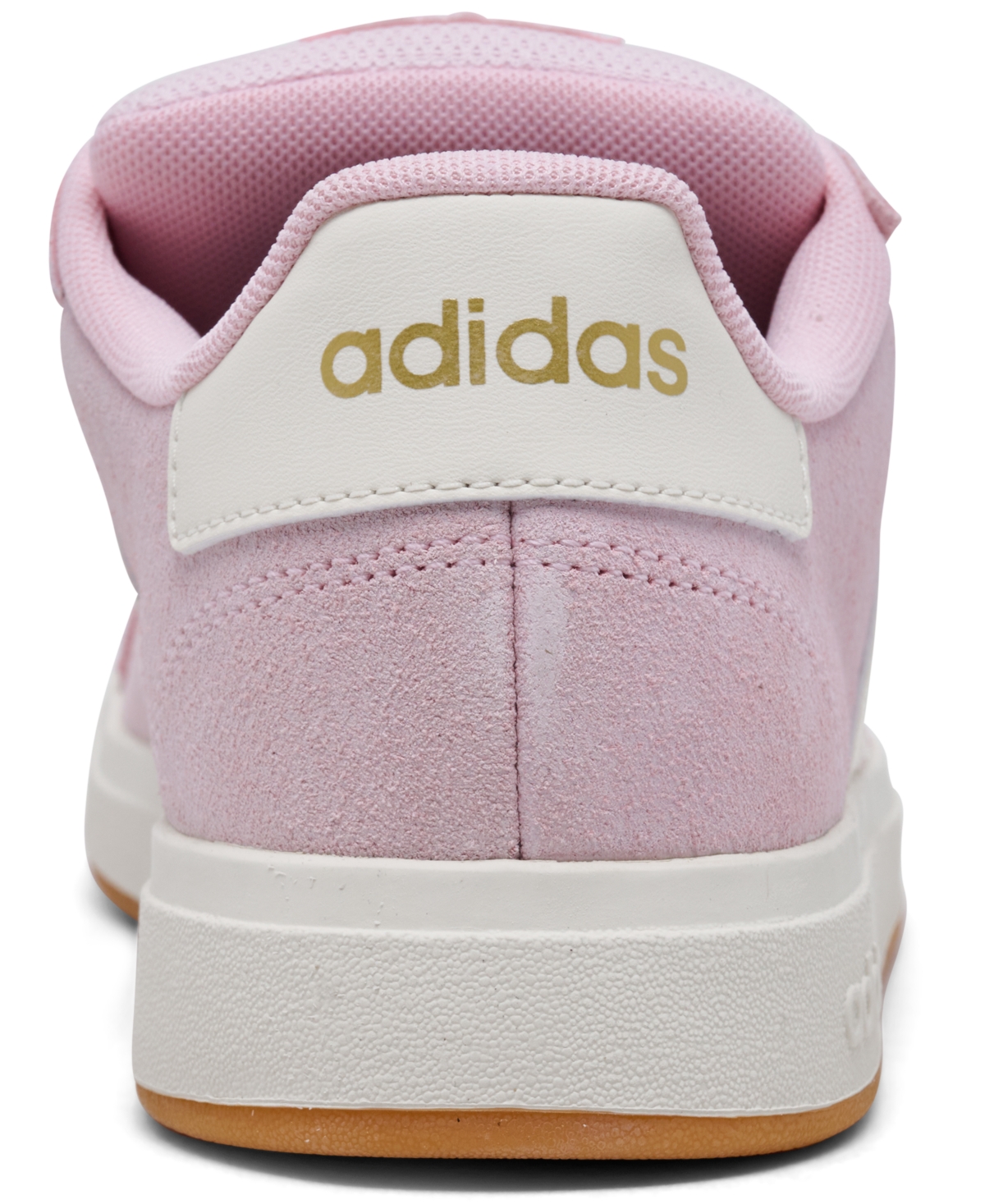 Adidas Originals Big Girls Grand Court 00s Casual Sneakers From Finish Line In Pink,white