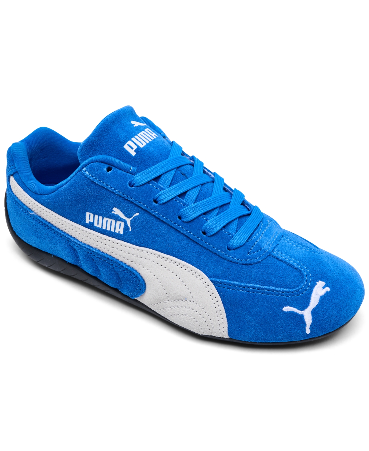 Shop Puma Women's Speedcat Og Running Sneakers From Finish Line In Team Royal,white