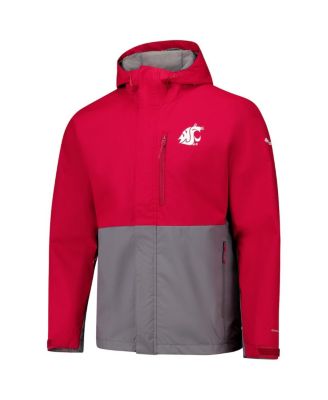 Men's Crimson Washington State Cougars Field Bound Omni-Tech Full-Zip Jacket