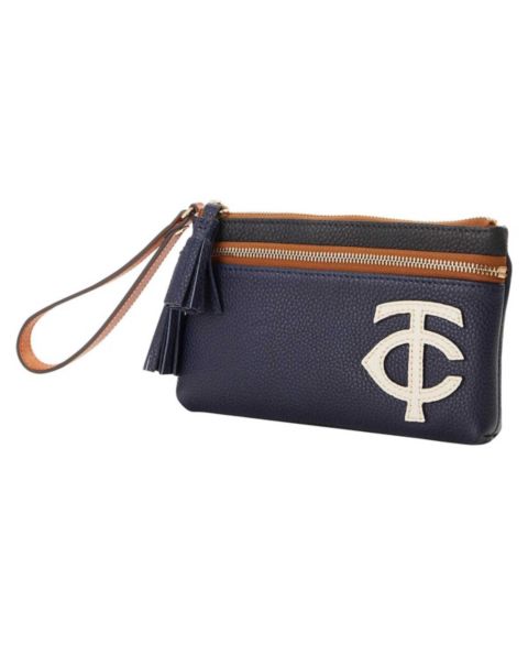 Женская сумка Dooney & Bourke Minnesota Twins Infield Double-Zip Wristlet