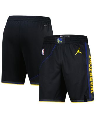 Jordan - Men's Black Golden State Warriors 2024/25 Statement Edition Swingman Performance Shorts