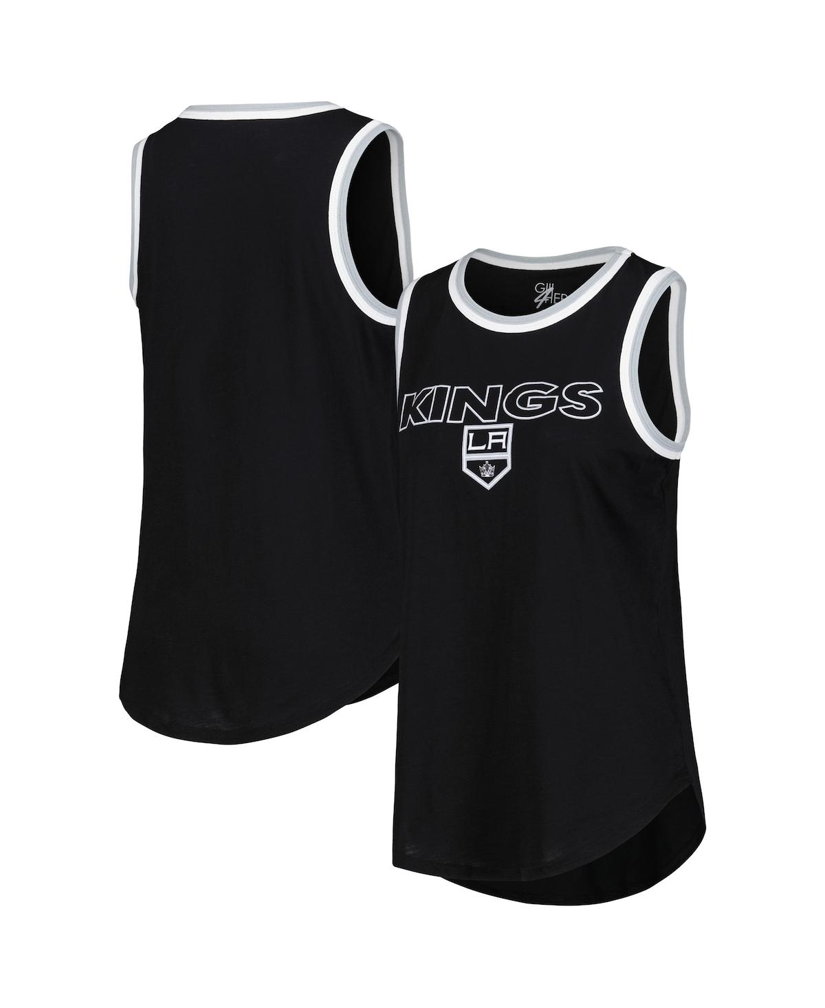 Women's Black Los Angeles Kings Strategy Tank Top - Black