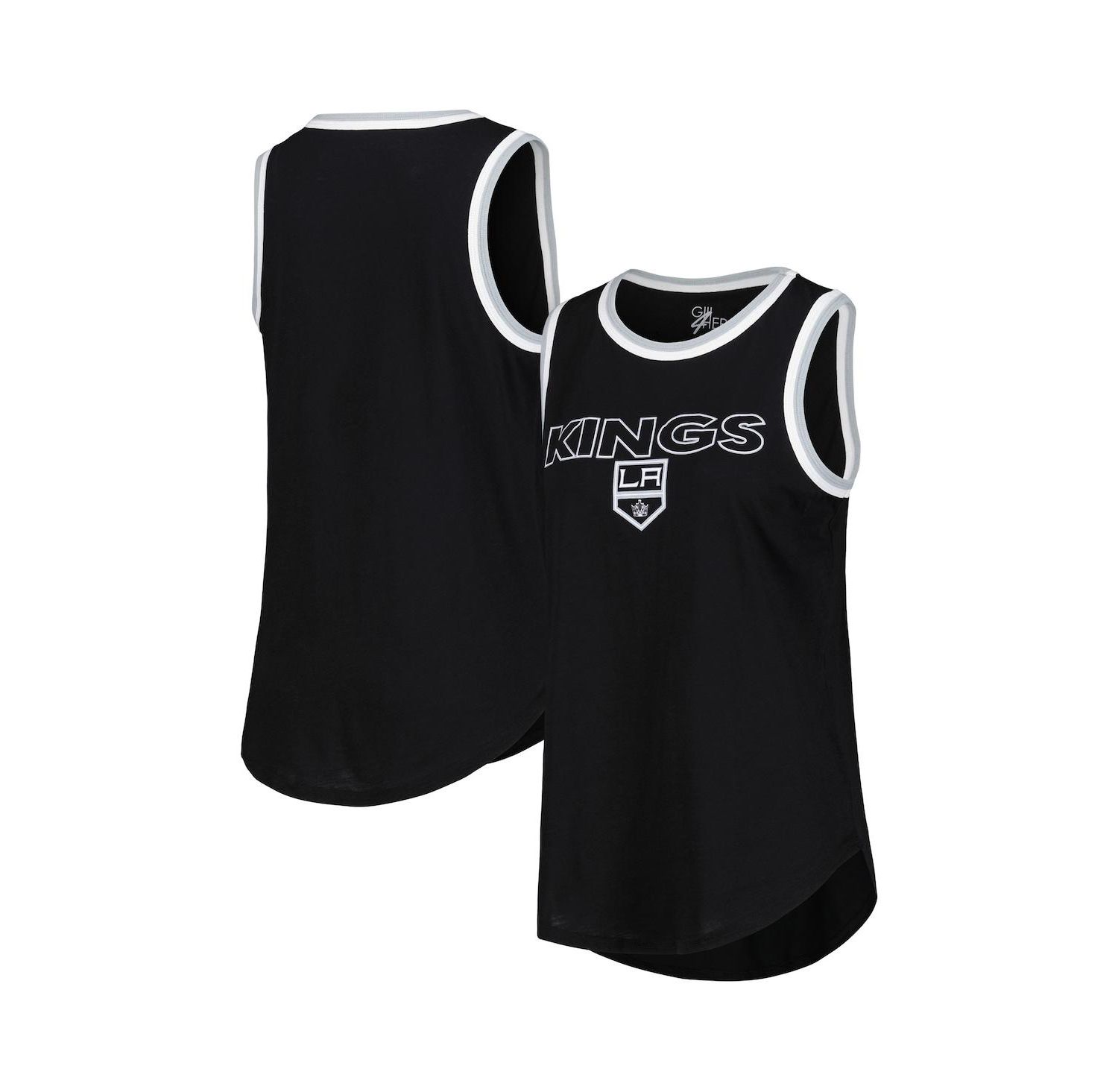 Women's Black Los Angeles Kings Strategy Tank Top