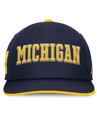 Men's Navy Michigan Wolverines Athletics Pro Adjustable Hat