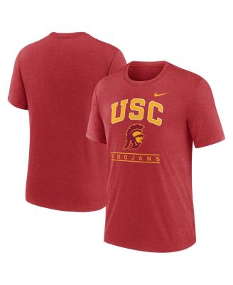 Nike - Men's Cardinal USC Trojans Arch Over Logo Tri-Blend T-shirt