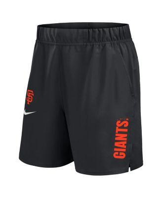 Men's Black San Francisco Giants Woven Victory Performance Shorts