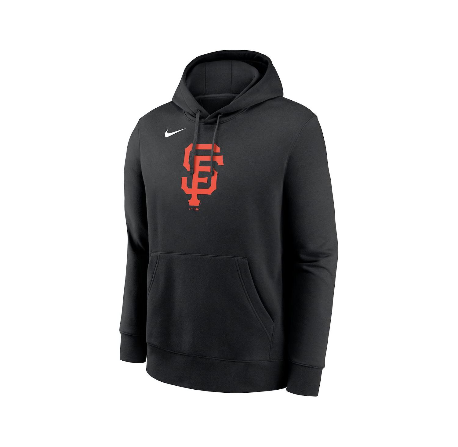 Men's Black San Francisco Giants Logo Club Fleece Pullover Hoodie