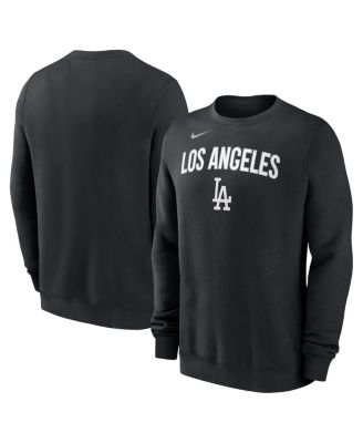 Nike - Men's Black Los Angeles Dodgers Pullover Sweatshirt
