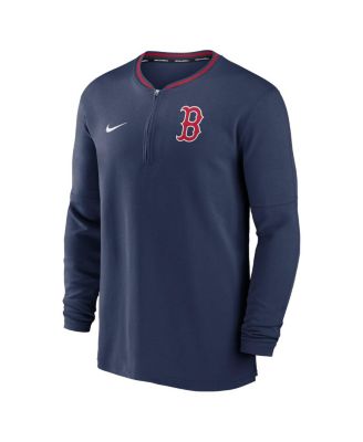 Men's Navy Boston Red Sox Authentic Collection Performance Half-Zip Top