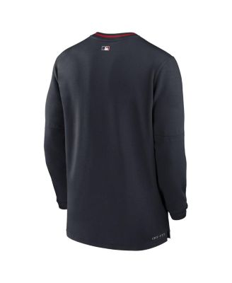 Men's Navy Minnesota Twins Authentic Collection Performance Half-Zip Top