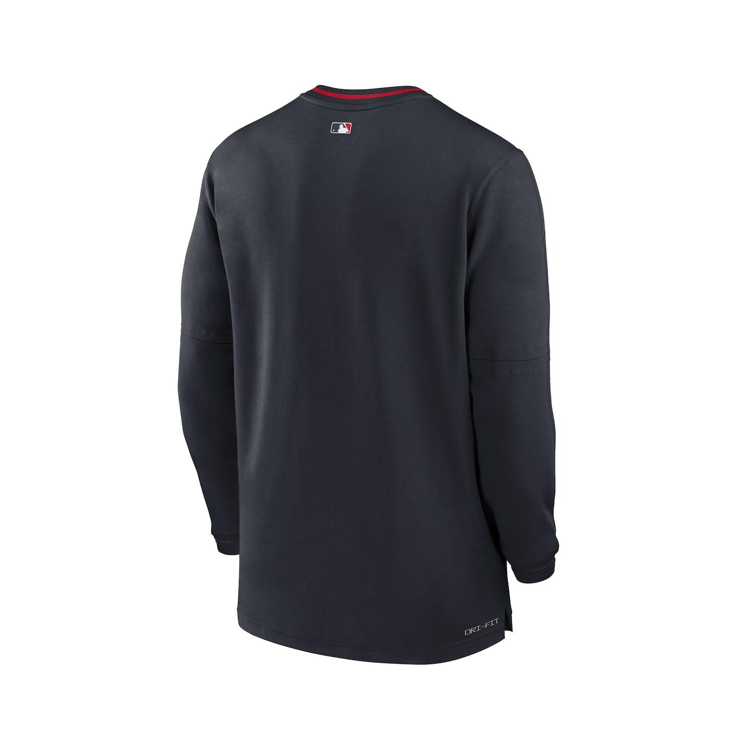 Мужской топ Nike Navy Minnesota Twins Authentic Collection Performance Half-Zip Top — фото 3