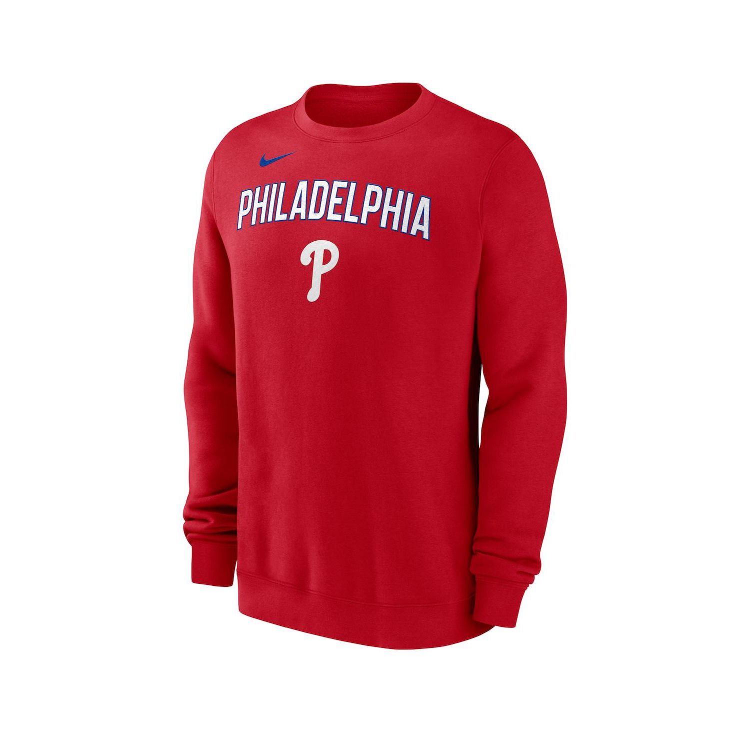 Men's Red Philadelphia Phillies Pullover Sweatshirt
