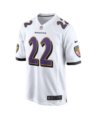 Men's Derrick Henry White Baltimore Ravens White Game Jersey