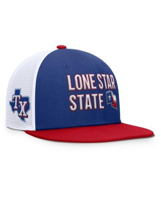 Nike - Men's Royal/Red Texas Rangers Pro Performance Trucker Snapback Hat