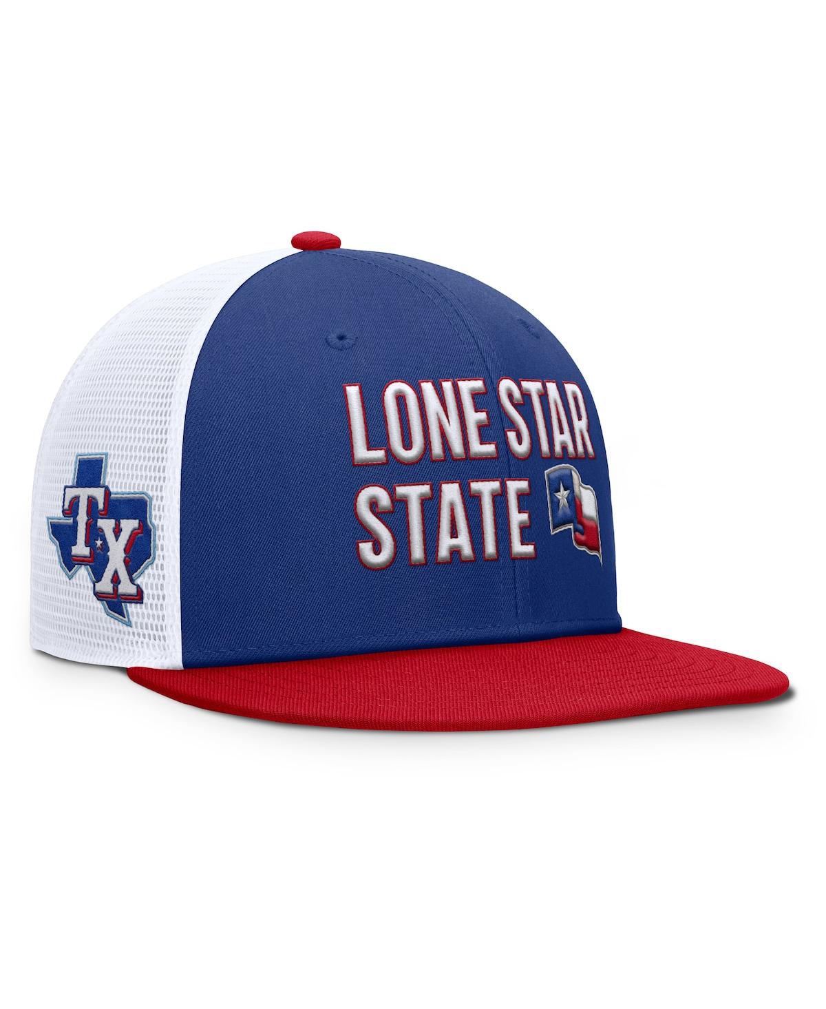 Nike Men's Royal/Red Texas Rangers Pro Performance Trucker Snapback Hat