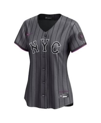 Women's Gray New York Mets City Connect Limited Jersey