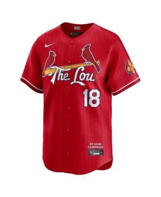 Men's Jordan Walker Red St. Louis Cardinals City Connect Limited Player Jersey