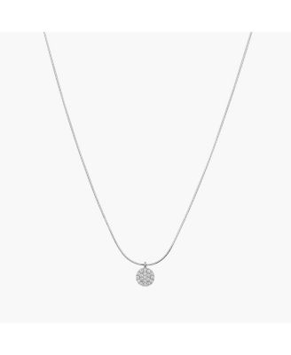 Sterling Silver 18k Gold Plated Blake Circle Necklace Holiday Gift Idea