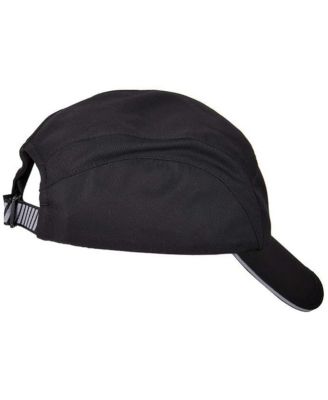 Мужская и женская шапка New Balance с 5-ти панелями для защиты от влаги, один размер, Черная