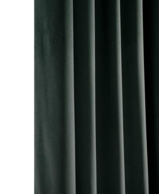 Extra Wide Heritage Plush Velvet Room Darkening Curtain
