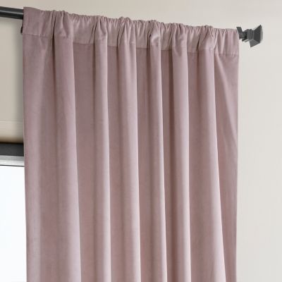 Heritage Plush Velvet Room Darkening Curtain