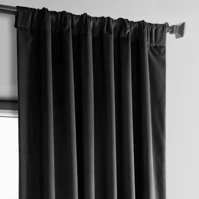 Heritage Plush Velvet Room Darkening Curtain