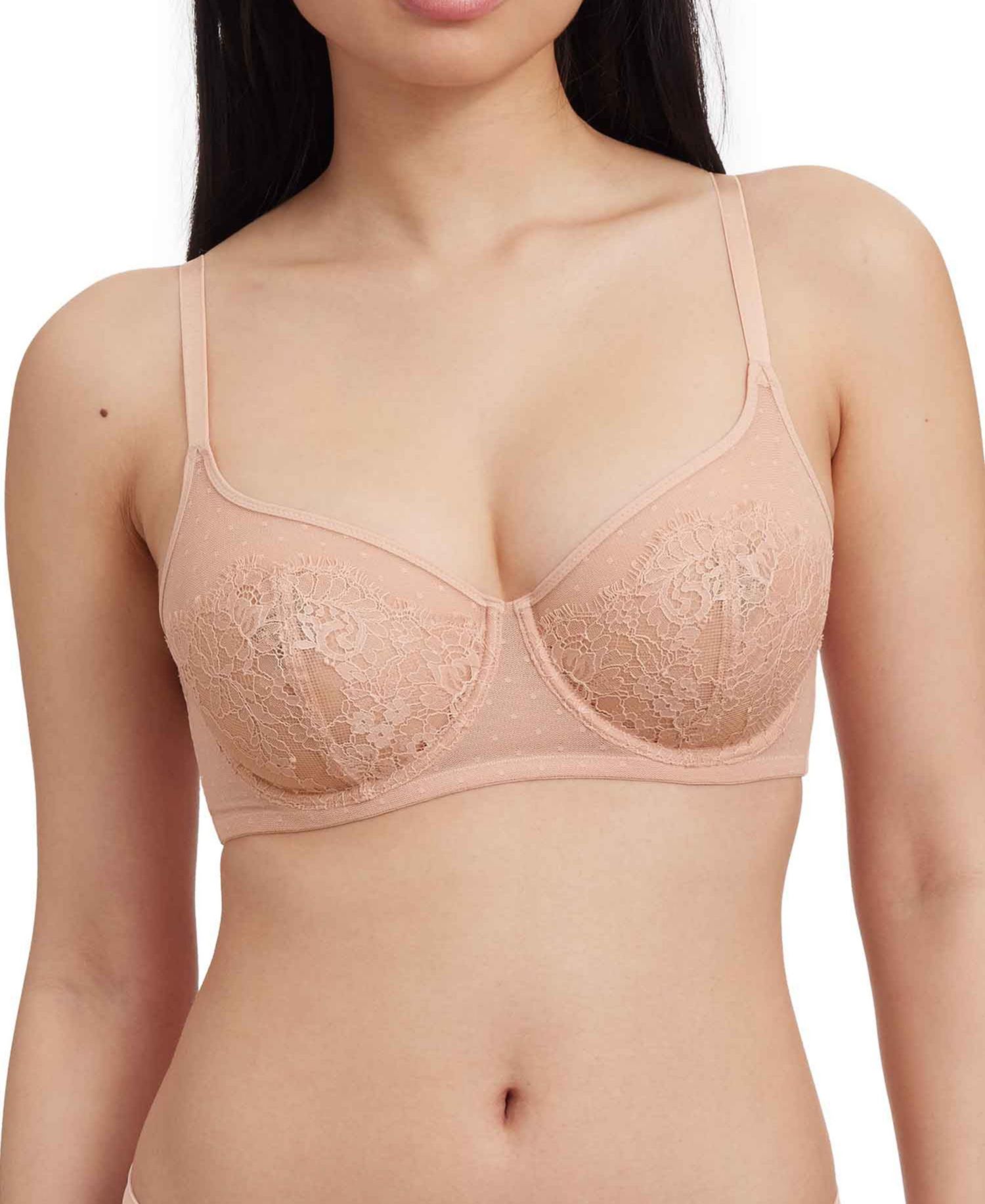 Women's Lace Amour Full Coverage Unlined Back Smoothing Bra