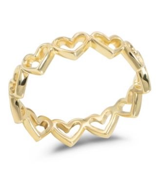 Sweet Heart Ring in 14K Gold, Size 9, approx. 2.6 grams