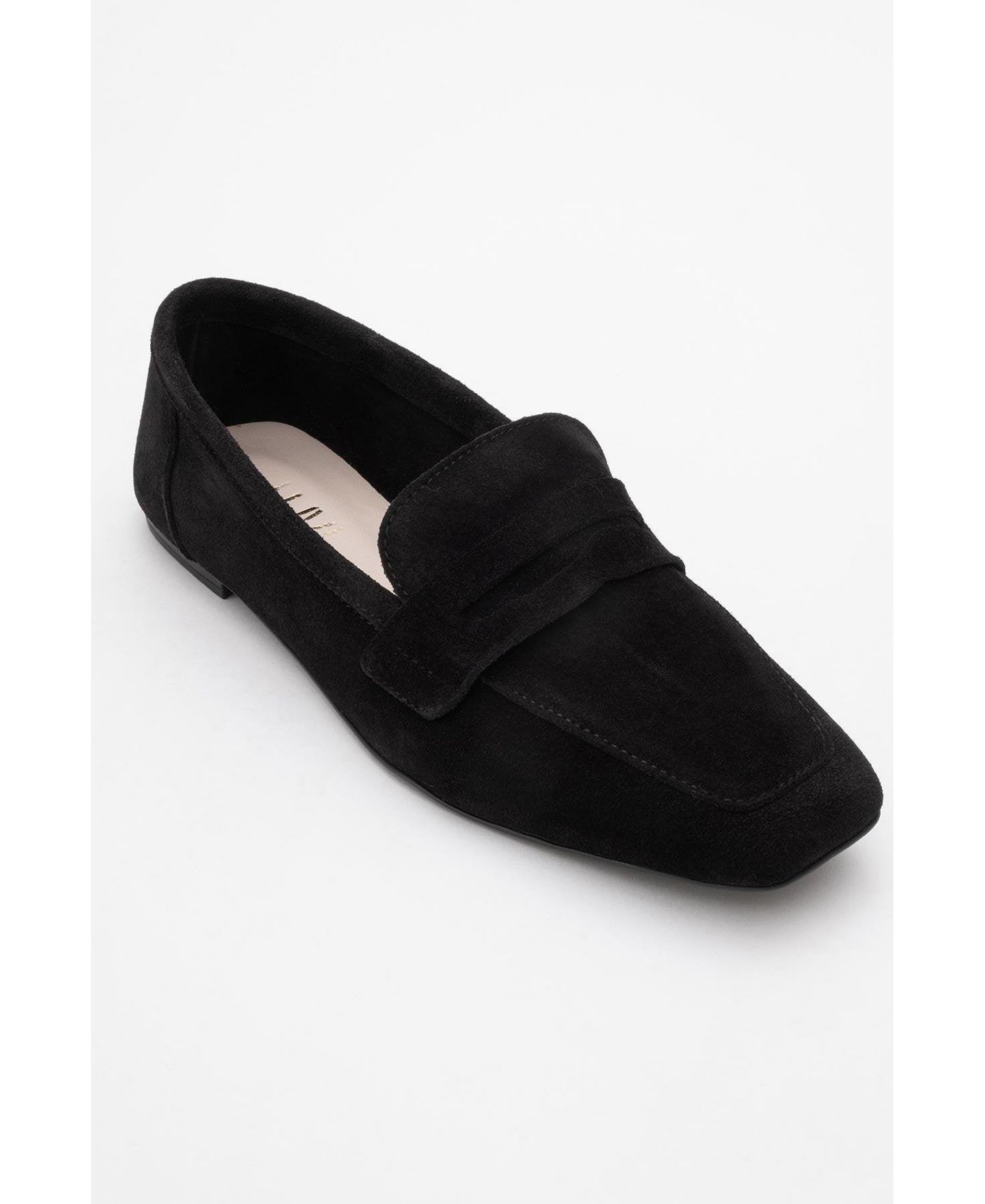 Женские туфли Forever & Always Shoes Morne Suede Leather, цвет: Чёрный замшевый кожаный — фото 1