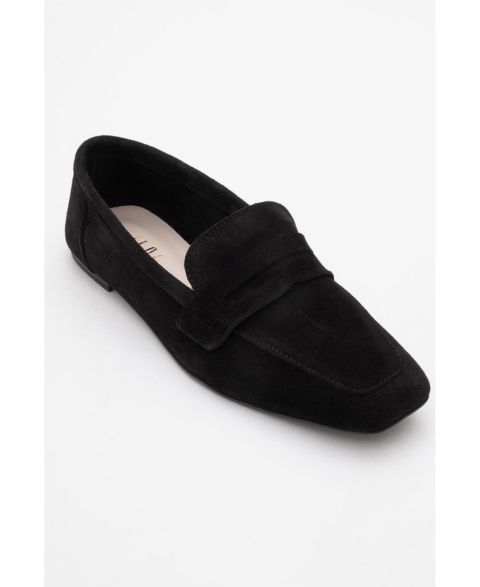 Женские туфли Forever & Always Shoes Morne Suede Leather, цвет: Чёрный замшевый кожаный